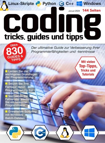 Coding Das essentielle Handbuch – Januar 2024 Cover