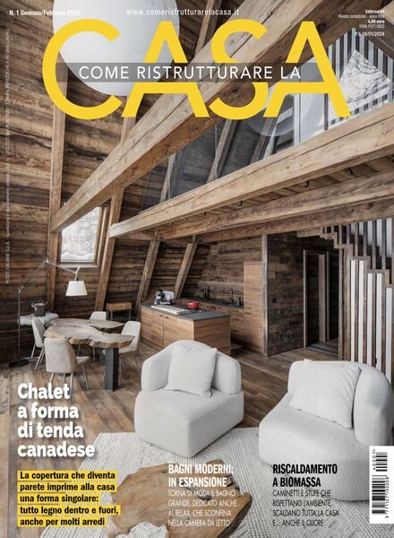 Come Ristrutturare la Casa – Gennaio-Febbraio 2024 Cover