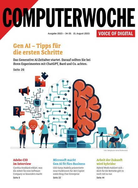 Computerwoche Magazin – 21 August 2023 Cover