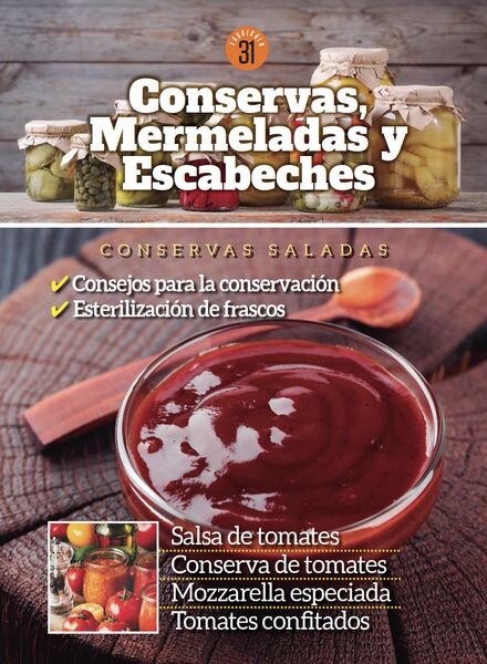 Conservas mermeladas y escabeches – Enero 2024 Cover