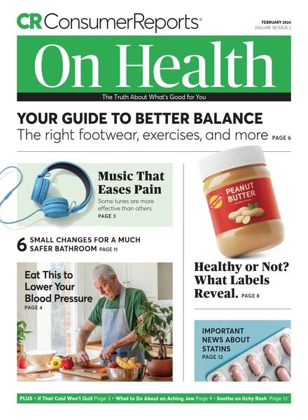Consumer Reports on Health – February 2024 Cover