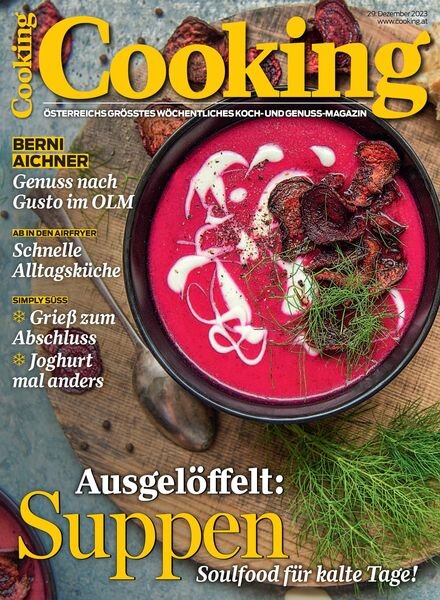 Cooking Austria – 29 Dezember 2023 Cover