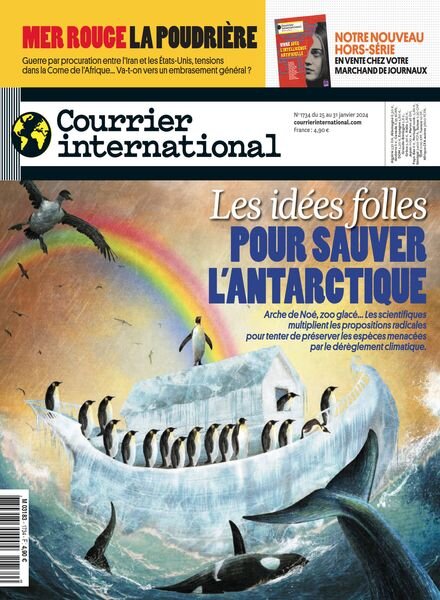 Courrier International – 25 Janvier 2024 Cover