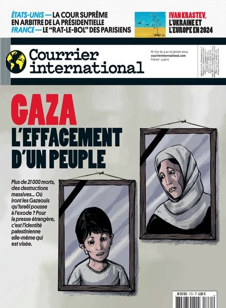 Courrier International – 4 Janvier 2024 Cover