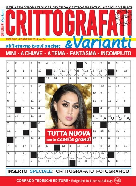 Crittografati & Varianti – Febbraio 2024 Cover