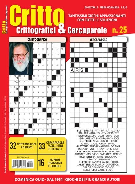 Crittografici – Febbraio-Marzo 2024 Cover
