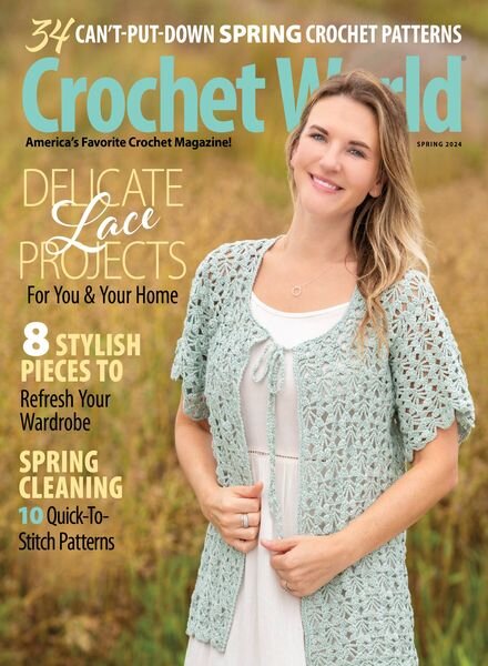 Crochet World – Spring 2024 Cover
