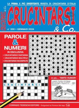 Crucintarsi & Co – Gennaio 2024