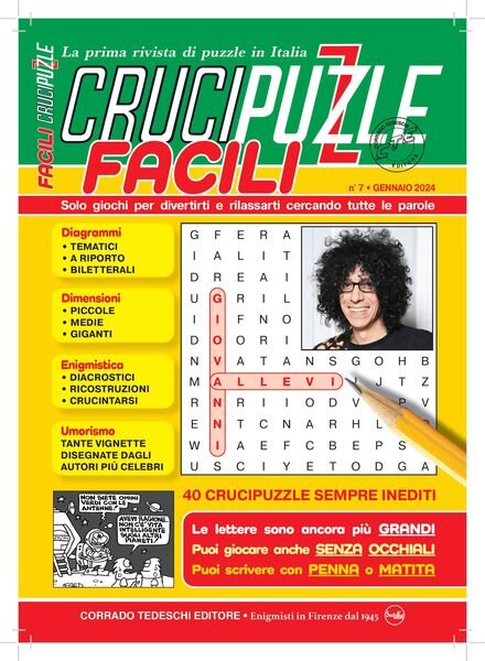 Crucipuzzle – 3 Gennaio 2024 Cover