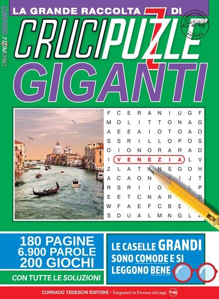 Crucipuzzle Giganti – Gennaio-Marzo 2024 Cover
