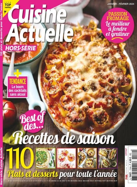 Cuisine Actuelle – Hors-Serie – Janvier-Fevrier 2024 Cover