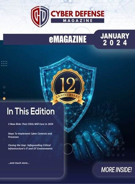 Cyber Defense Magazine – January 2024 Cover
