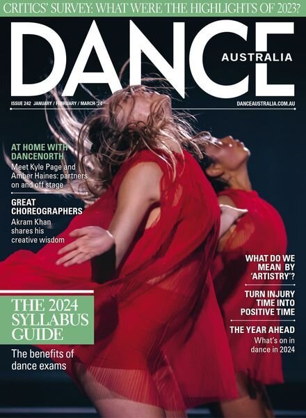 Dance Australia – January-February-March 2024 Cover