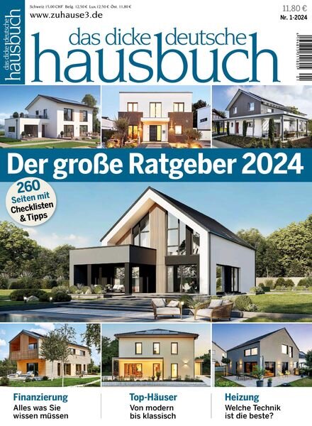 Das Dicke Deutsche Hausbuche – Januar 2024 Cover