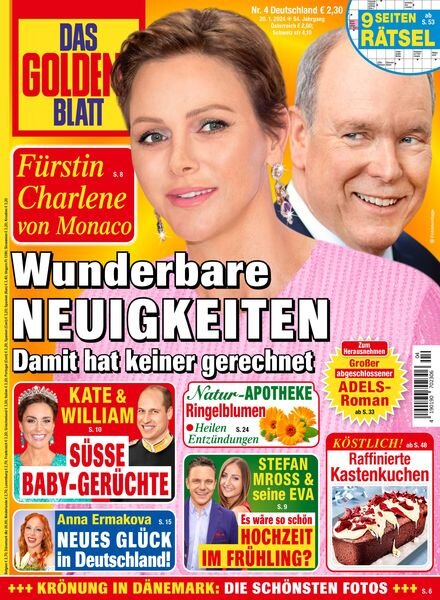 Das Goldene Blatt – 20 Januar 2024 Cover