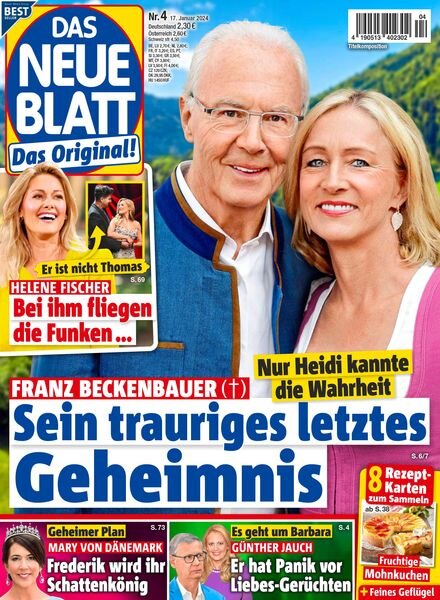 Das Neue Blatt – 17 Januar 2024 Cover