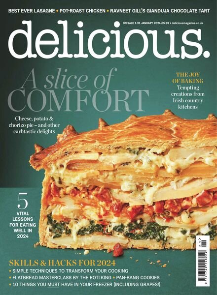 Delicious UK – January 2024 Cover