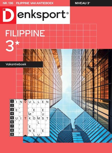 Denksport Filippine 3 Vakantieboek – 11 Januari 2024 Cover