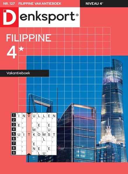 Denksport Filippine 4 Vakantieboek – 11 Januari 2024 Cover