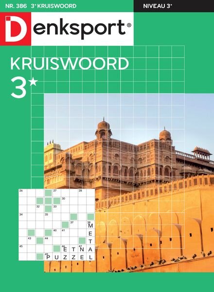 Denksport Kruiswoord 3 – 28 December 2023 Cover