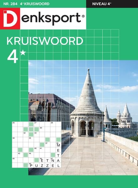 Denksport Kruiswoord 4 – 11 Januari 2024 Cover