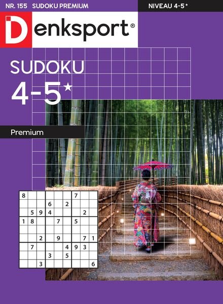 Denksport Sudoku 4-5 premium – 18 Januari 2024 Cover
