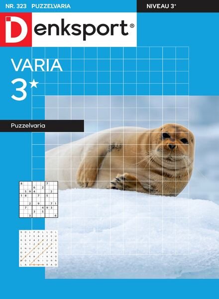 Denksport Varia 3 Puzzelvaria – 18 Januari 2024 Cover