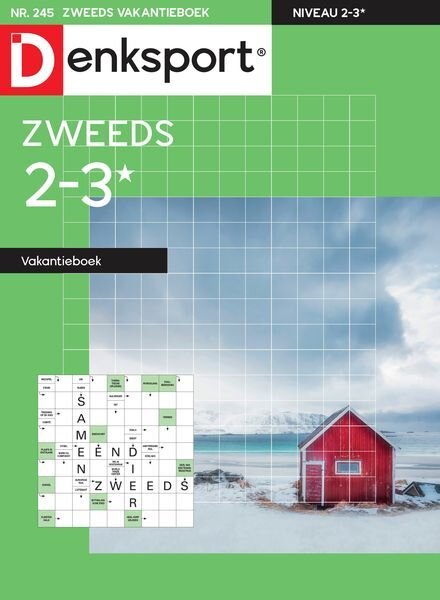 Denksport Zweeds 2-3 vakantieboek – 4 Januari 2024 Cover