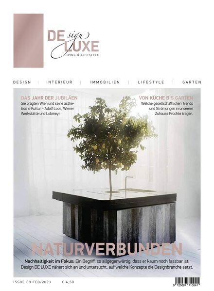 Design DE LUXE – Issue 9 Februar 2023 Cover