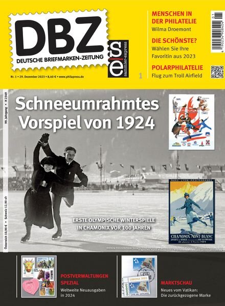 Deutsche Briefmarken-Zeitung – 29 Dezember 2023 Cover