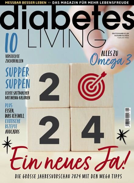 Diabetes Living Germany – Februar-Marz 2024 Cover