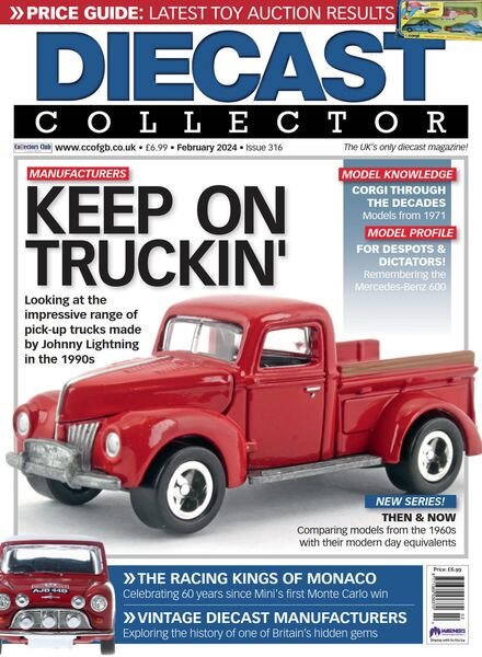 Diecast Collector – Issue 316 – February 2024 Cover