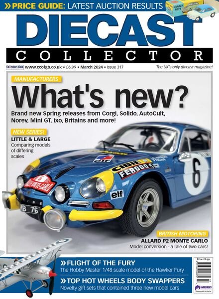 Diecast Collector – Issue 317 – March 2024 Cover