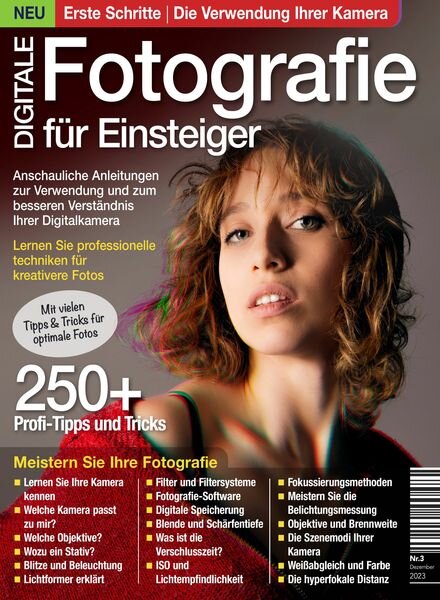 Digitale Fotografie fur Einsteiger – Dezember 2023 Cover