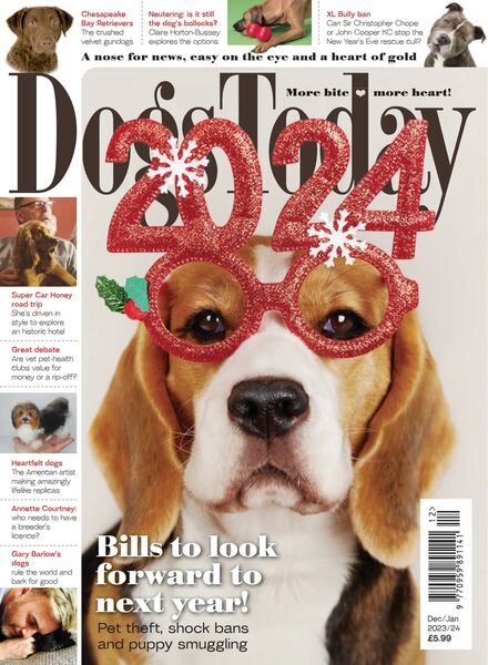 Dogs Today UK – December 2023 – January 2024 Cover