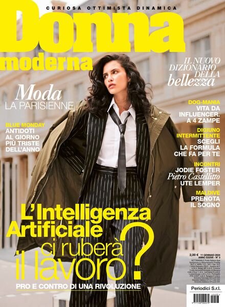 Donna Moderna – 11 Gennaio 2024 Cover