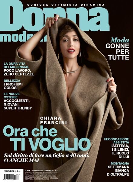 Donna Moderna – 18 Gennaio 2024 Cover