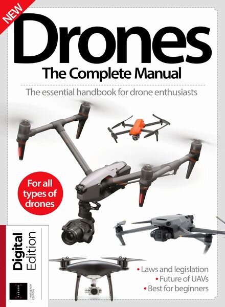 Drones The Complete Manual – 13th Edition – January 2024 Cover
