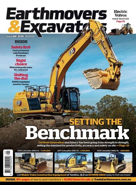 Earthmovers & Excavators – Issue 419 – 8 January 2024 Cover