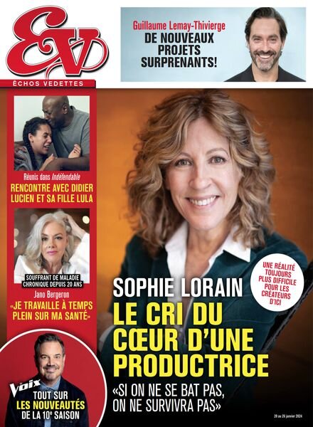 echos Vedettes – 20 Janvier 2024 Cover