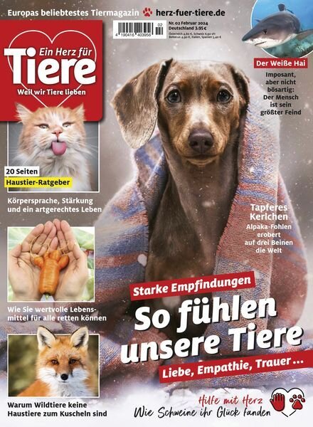 Ein Herz fur Tiere – Februar 2024 Cover