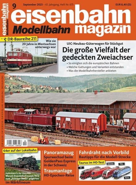 Eisenbahn Magazin – September 2023 Cover
