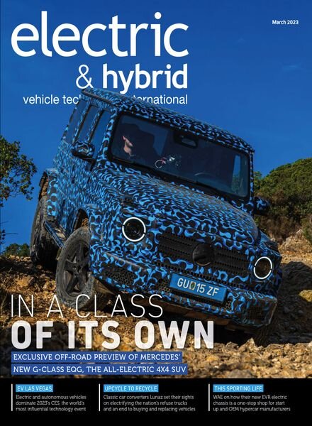 Electric & Hybrid Vehicle Technology International – March 2023 Cover