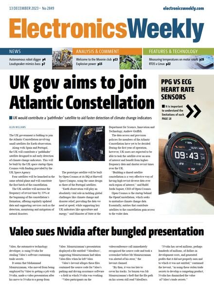 Electronics Weekly – 13 December 2023 Cover