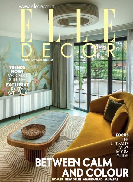 Elle Decor India – August-September 2023 Cover