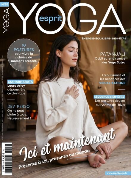 Esprit Yoga – Novembre-Decembre 2023 Cover
