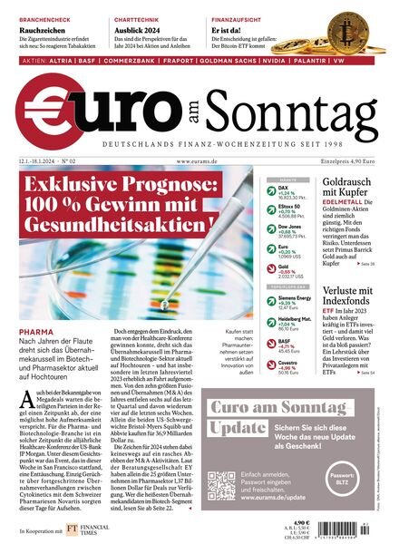 Euro am Sonntag – 12 Januar 2024 Cover
