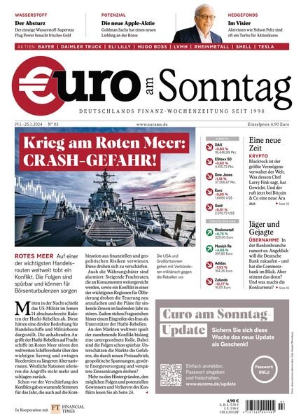 Euro am Sonntag – 19 Januar 2024 Cover