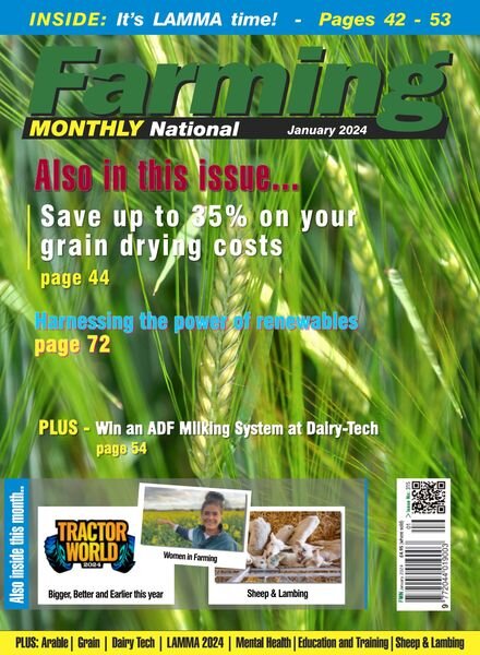Farming Monthly National – January 2024 Cover