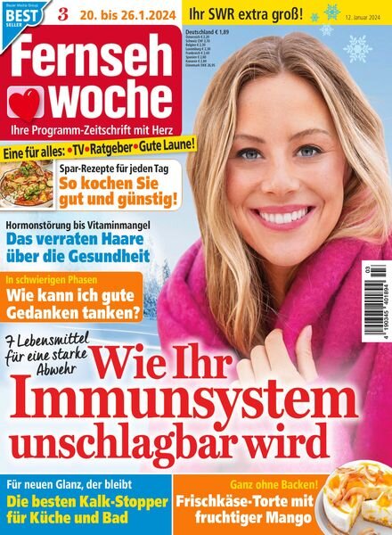 Fernsehwoche – 12 Januar 2024 Cover